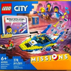 New in Box Lego #60355 - Water Police Detective Missions